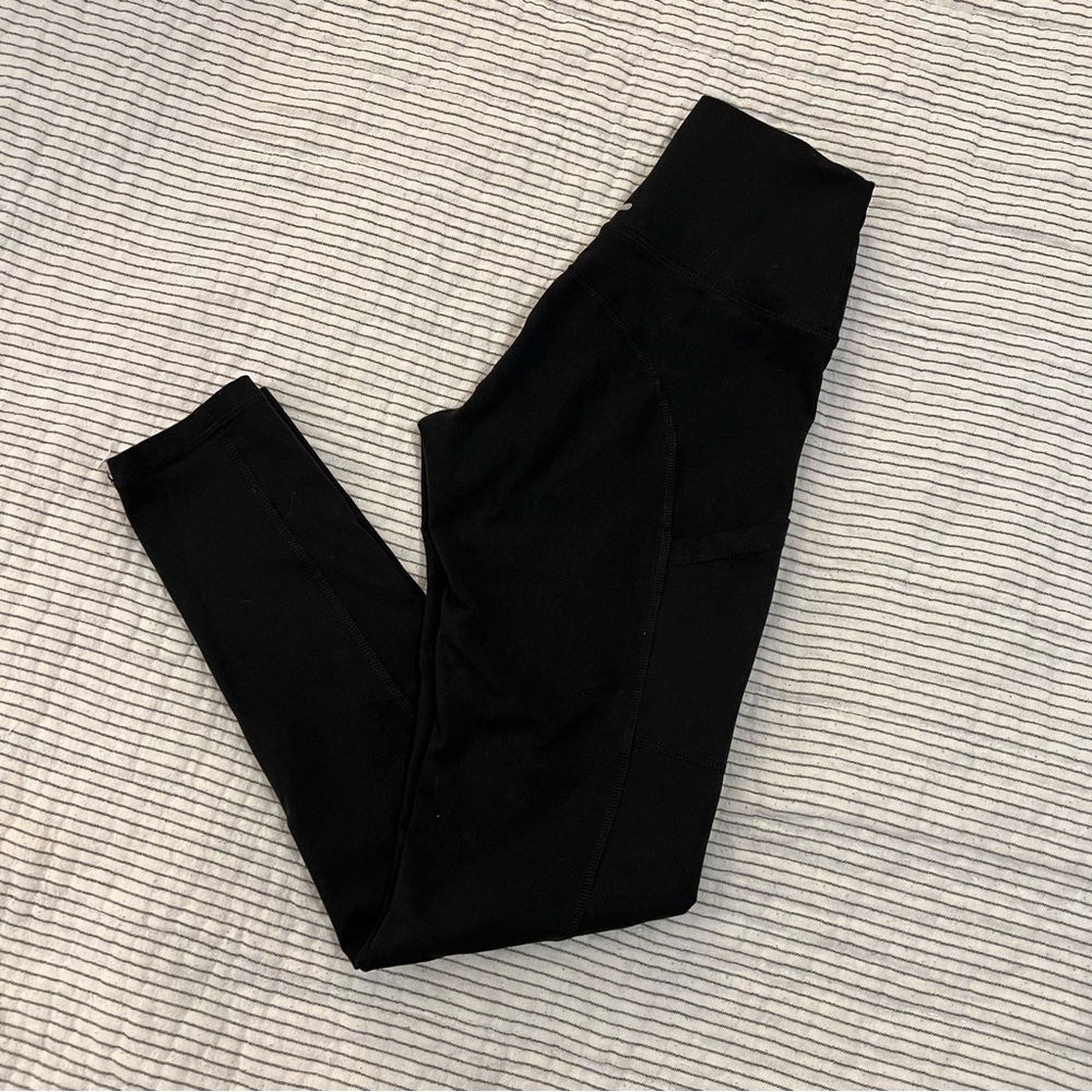 Aerie Hi Rise Black Leggings xsmall